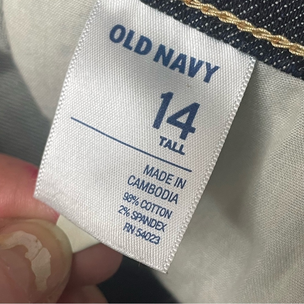 Old Navy Women’s 14 Tall the dreamer dark wash Jeans denim - Picture 5 of 7